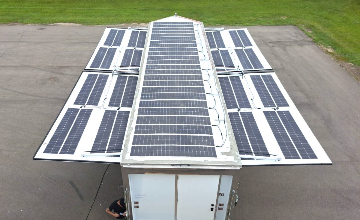 Ann Arbor's new A2Zero trailer, fully extended